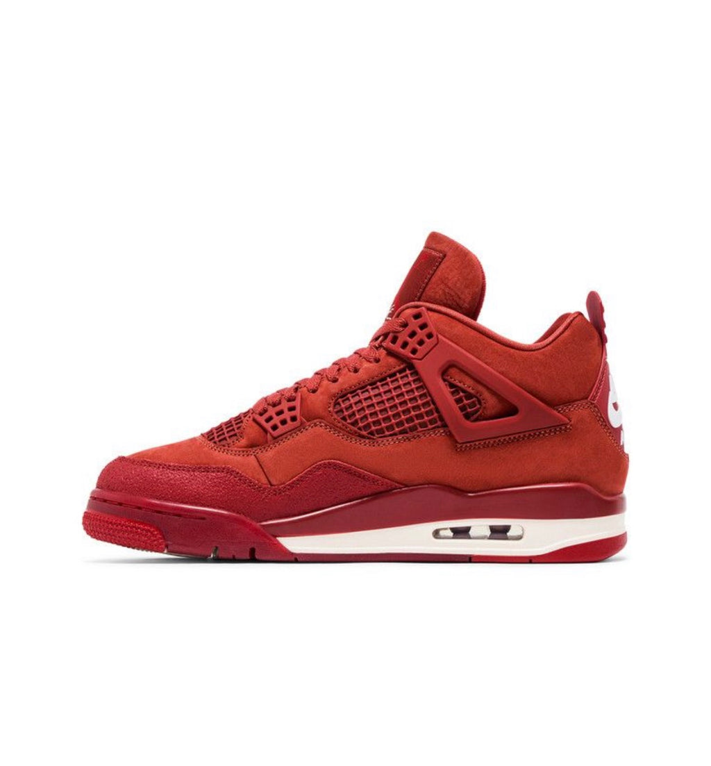 Jordan 4 red sneakers