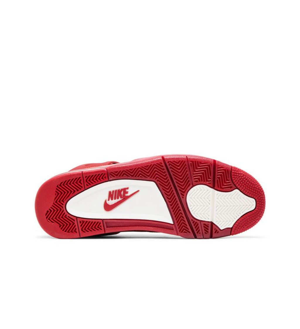 Jordan 4 red sneakers