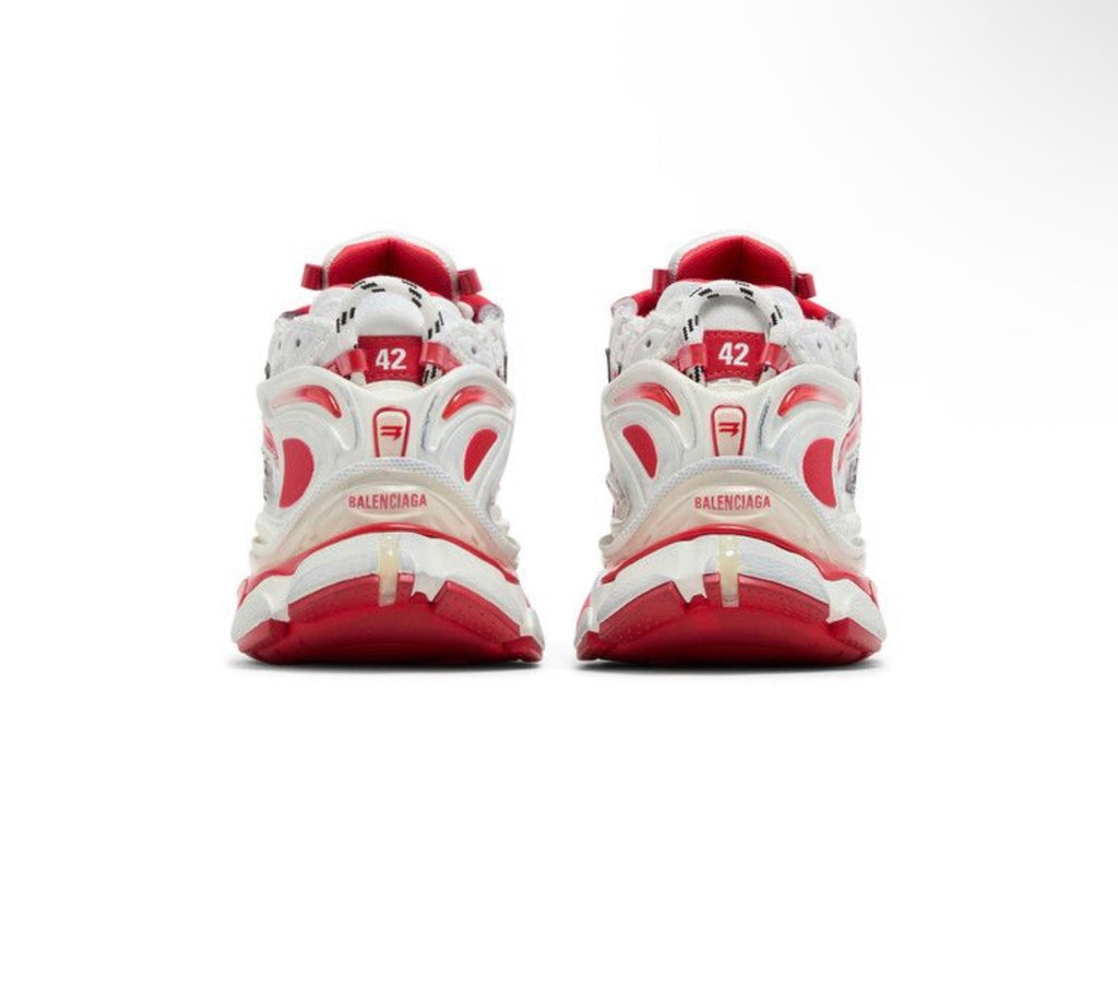 Balenciaga white & red sneakers #luxury #designer
